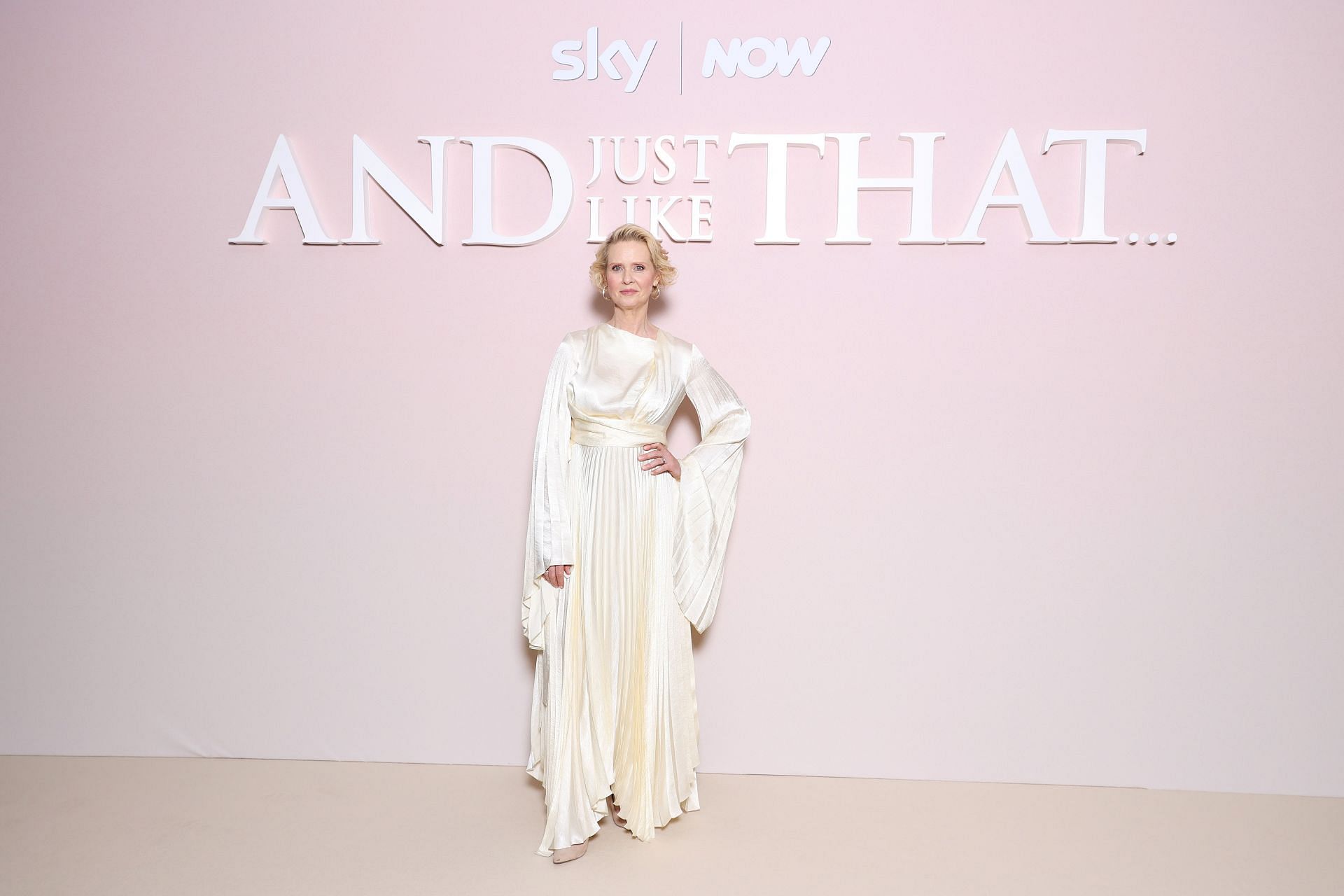 Cynthia Nixon attends the And Just Like That season 3 Photocall (Photo by Pascal Le Segretain/Getty Images)